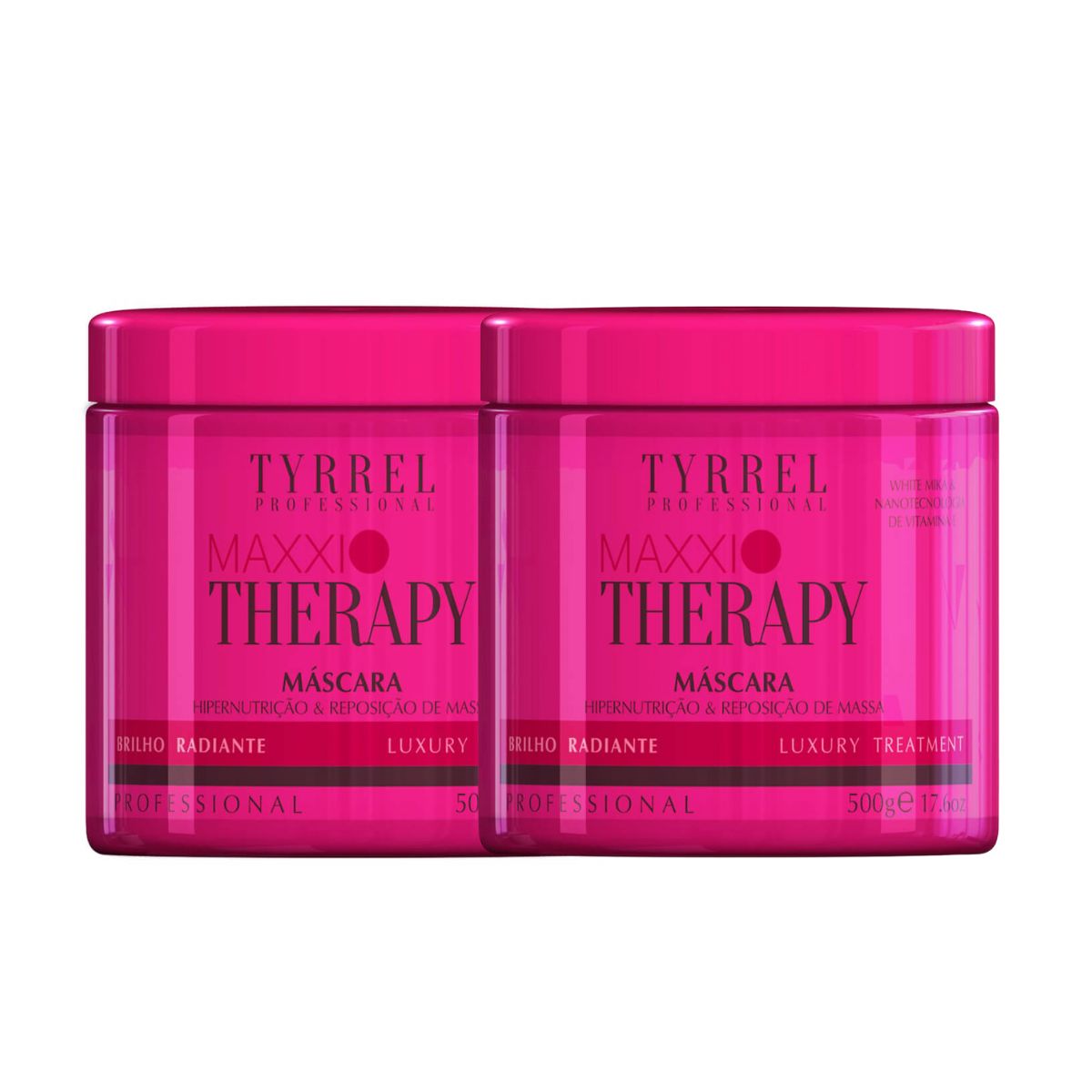 Kit Tyrrel Maxxi Therapy 2 Máscara Hipernutrição 500g