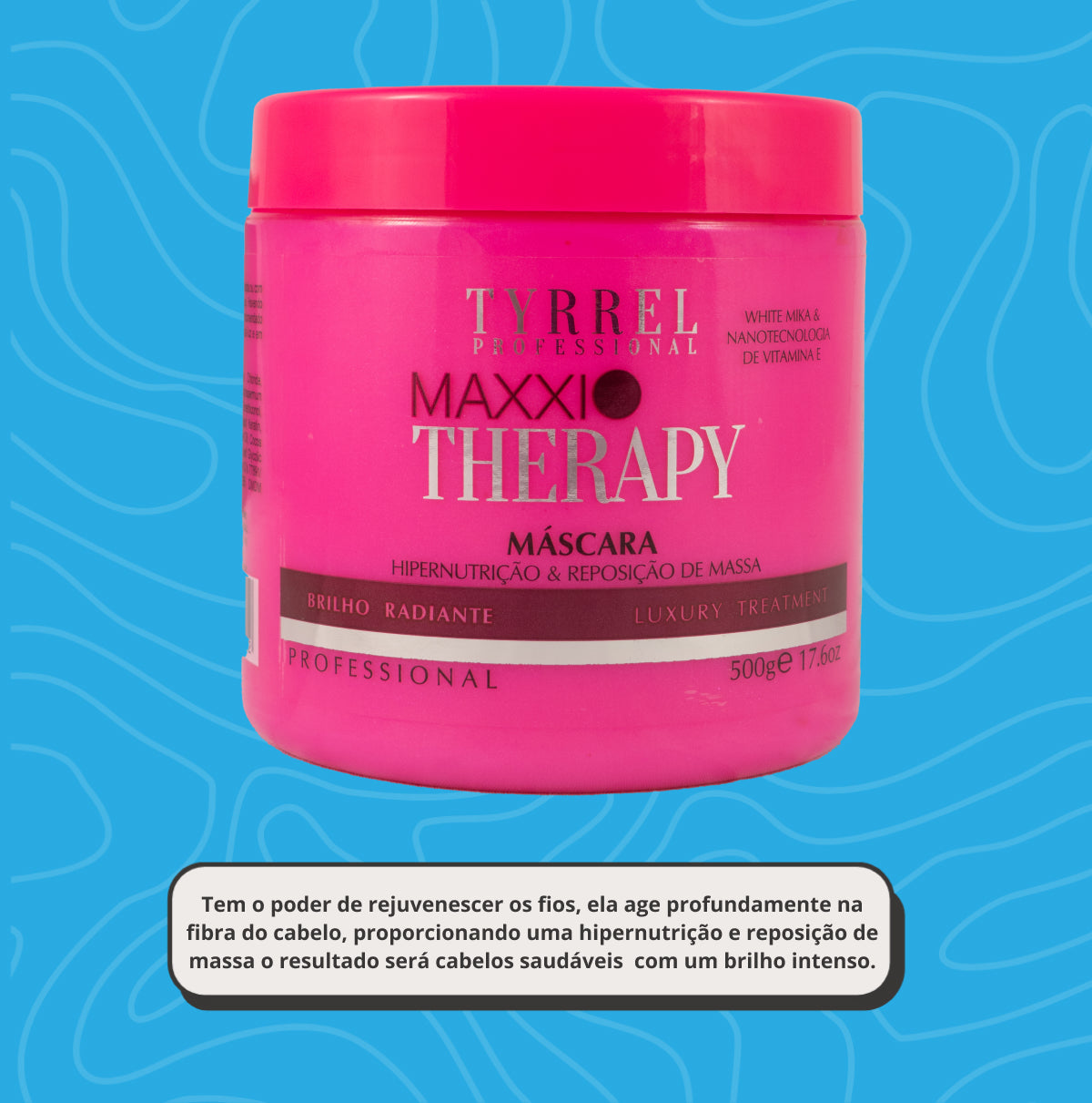 Kit Tyrrel Maxxi Therapy 2 Máscara Hipernutrição 500g