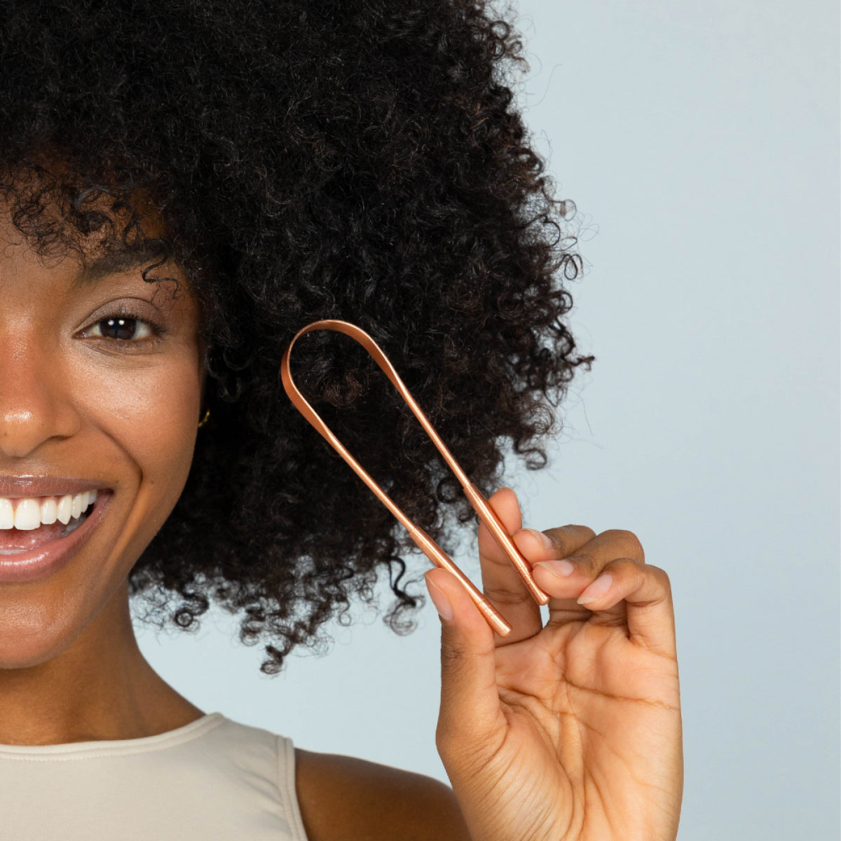 Alva Raspador de Língua de Cobre