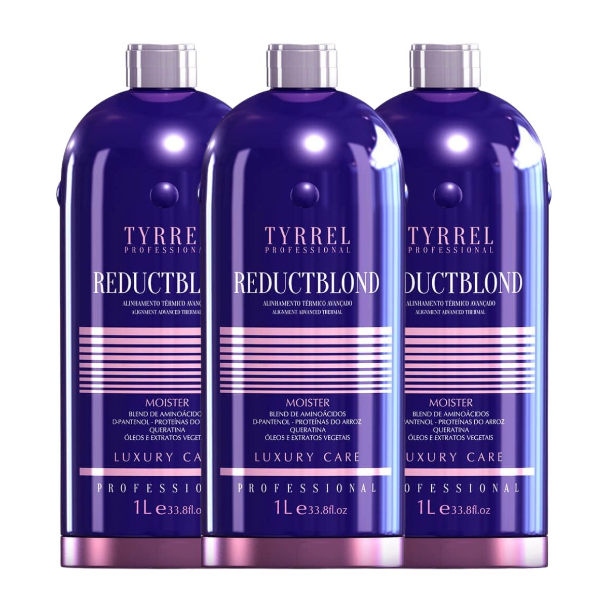 Kit Tyrrel Reductblond 3 Alinhamento Térmico 1 Litro
