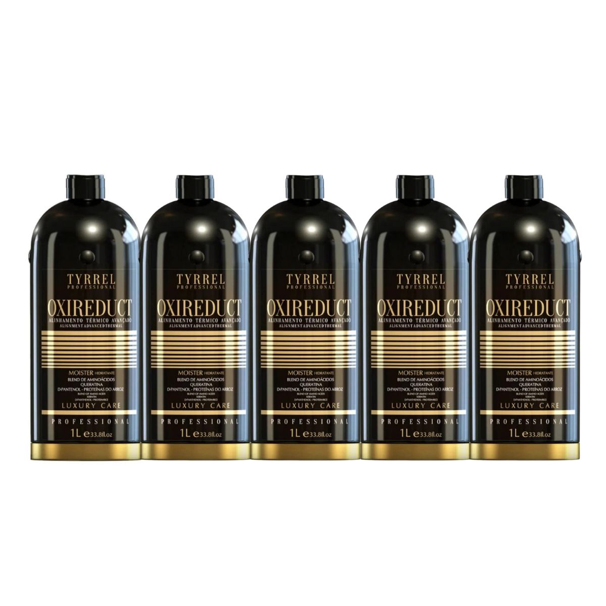 Kit Tyrrel Oxireduct 5 Escova Progressiva 1 Litro