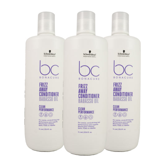 Kit Schwarzkopf Frizz Away 3 Condicionador 1 Litro