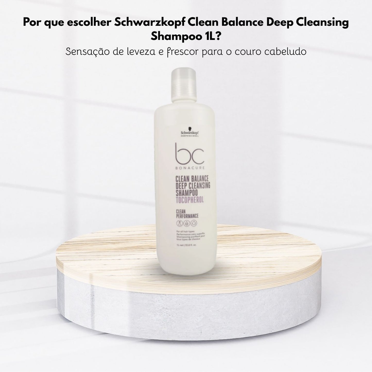 Shampoo Schwarzkopf Clean Balance Deep Cleansing 1 Litro
