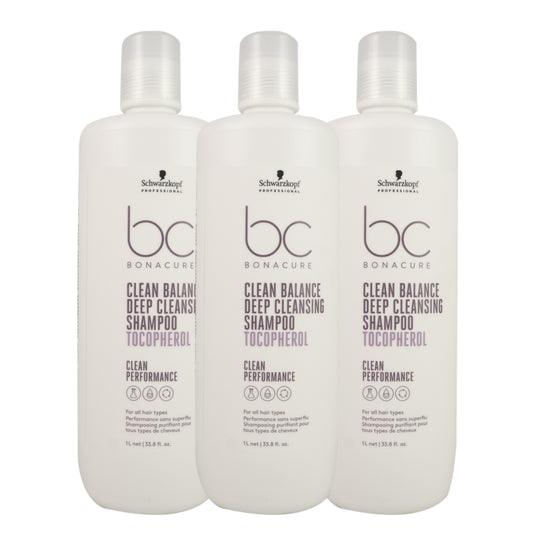Kit Schwarzkopf Clean Balance 3 Shampoo 1 Litro