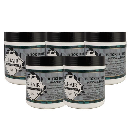 Kit G.Hair BTX Intense 5 Máscara 500g