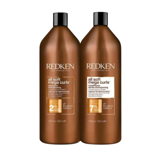 Kit Redken All Soft Mega Curls Salão (2 Produtos)