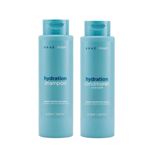 Kit Braé Stages Hydration Shampoo e Condicionador 250 ml