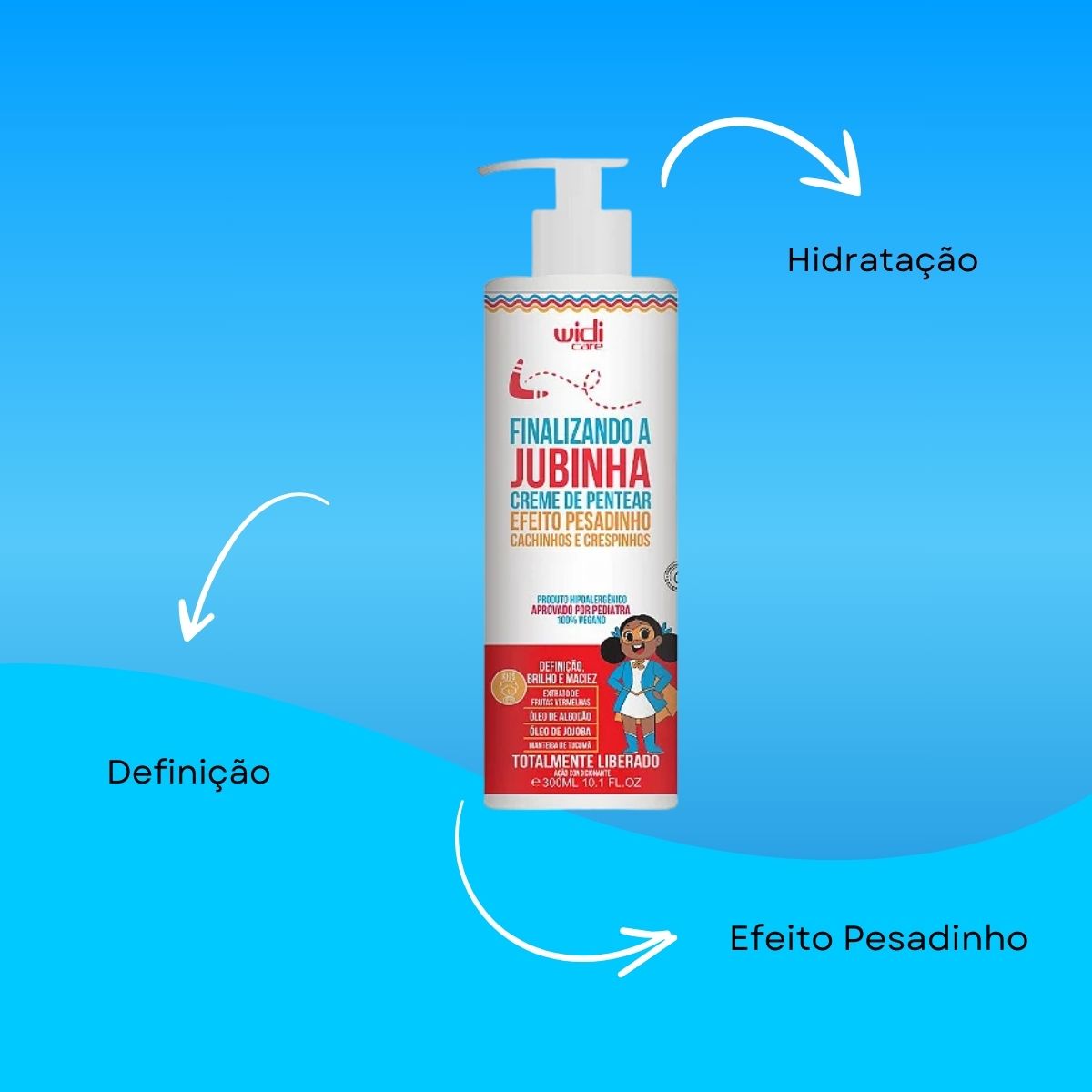 Creme de Pentear Widi Care Finalizando A Jubinha 300 ml