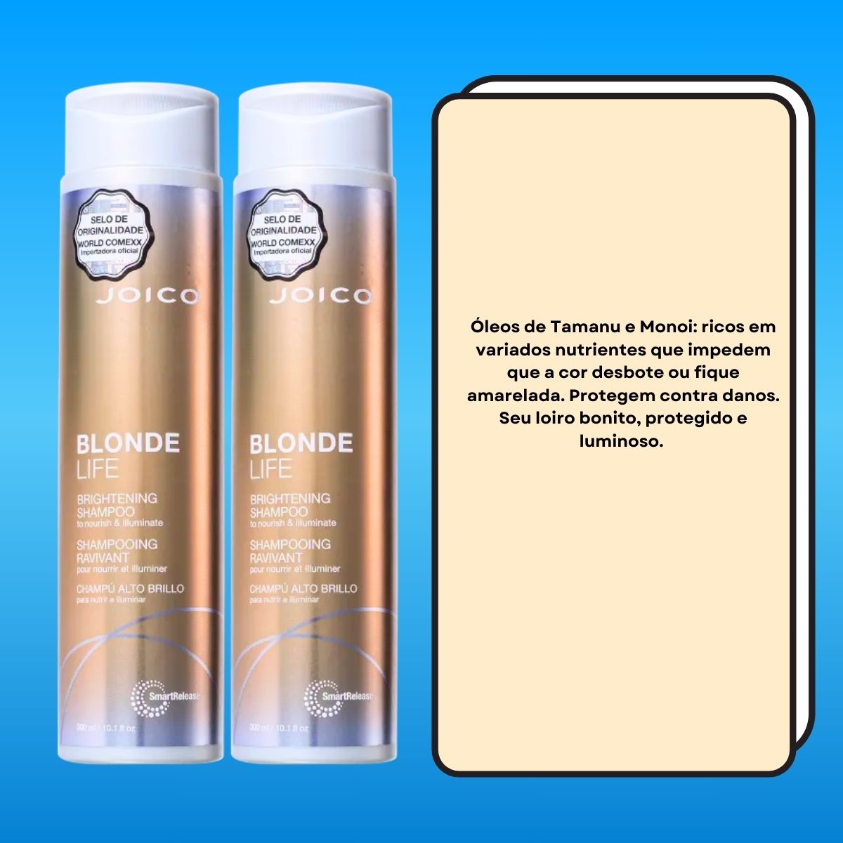 Kit Joico Blonde Life Smart Release 2 Shampoo 300 ml