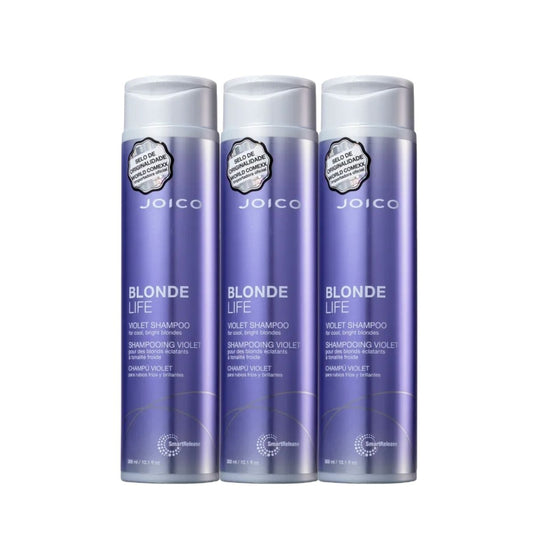 Kit Joico Blonde Life Violet Smart Release 3 Shampoo 300 ml