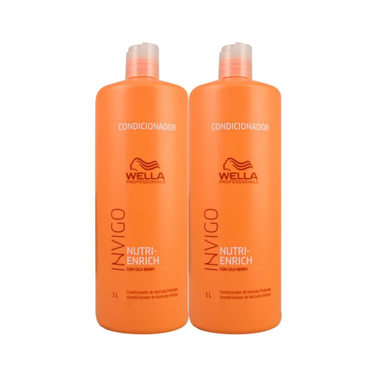 Kit Wella Invigo Nutri-Enrich 2 Condicionador 1 Litro