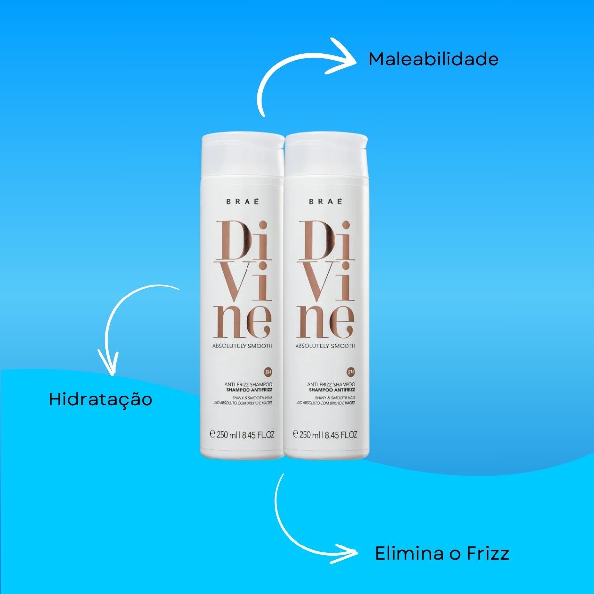 Kit Braé Divine 2 Shampoo 250 ml