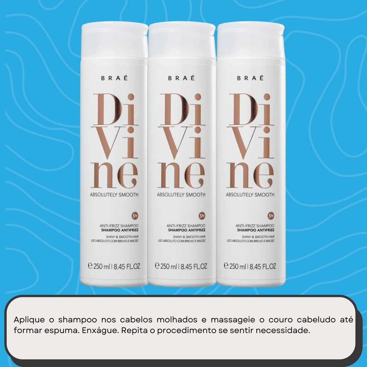 Kit Braé Divine 3 Shampoo 250 ml