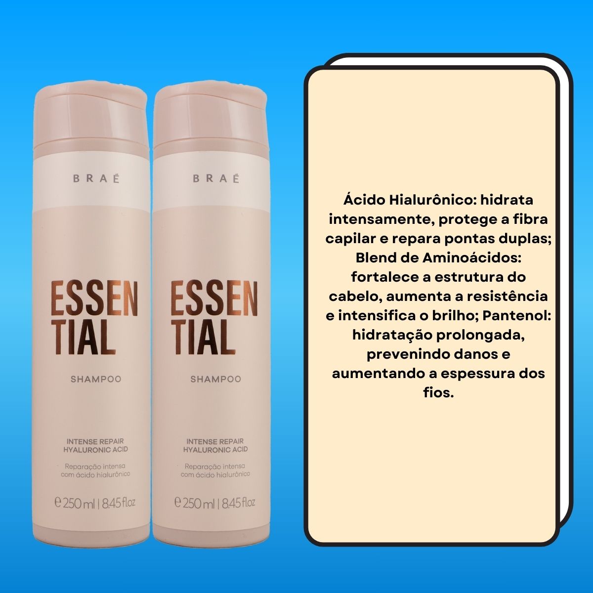 Kit Braé Essential 2 Shampoo 250 ml