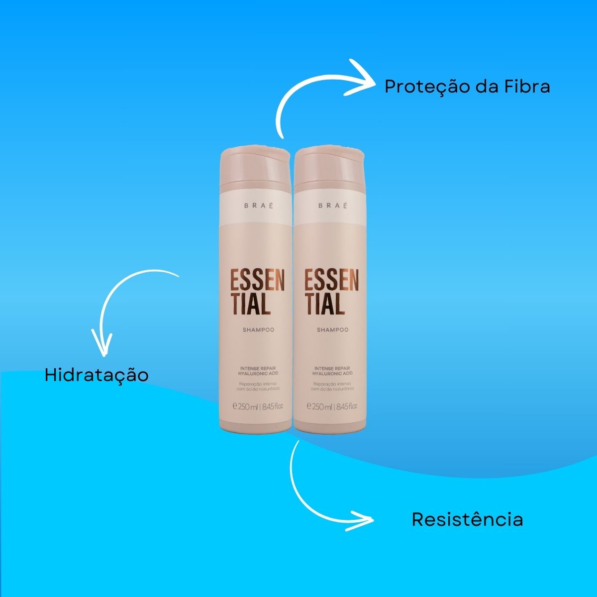 Kit Braé Essential 2 Shampoo 250 ml