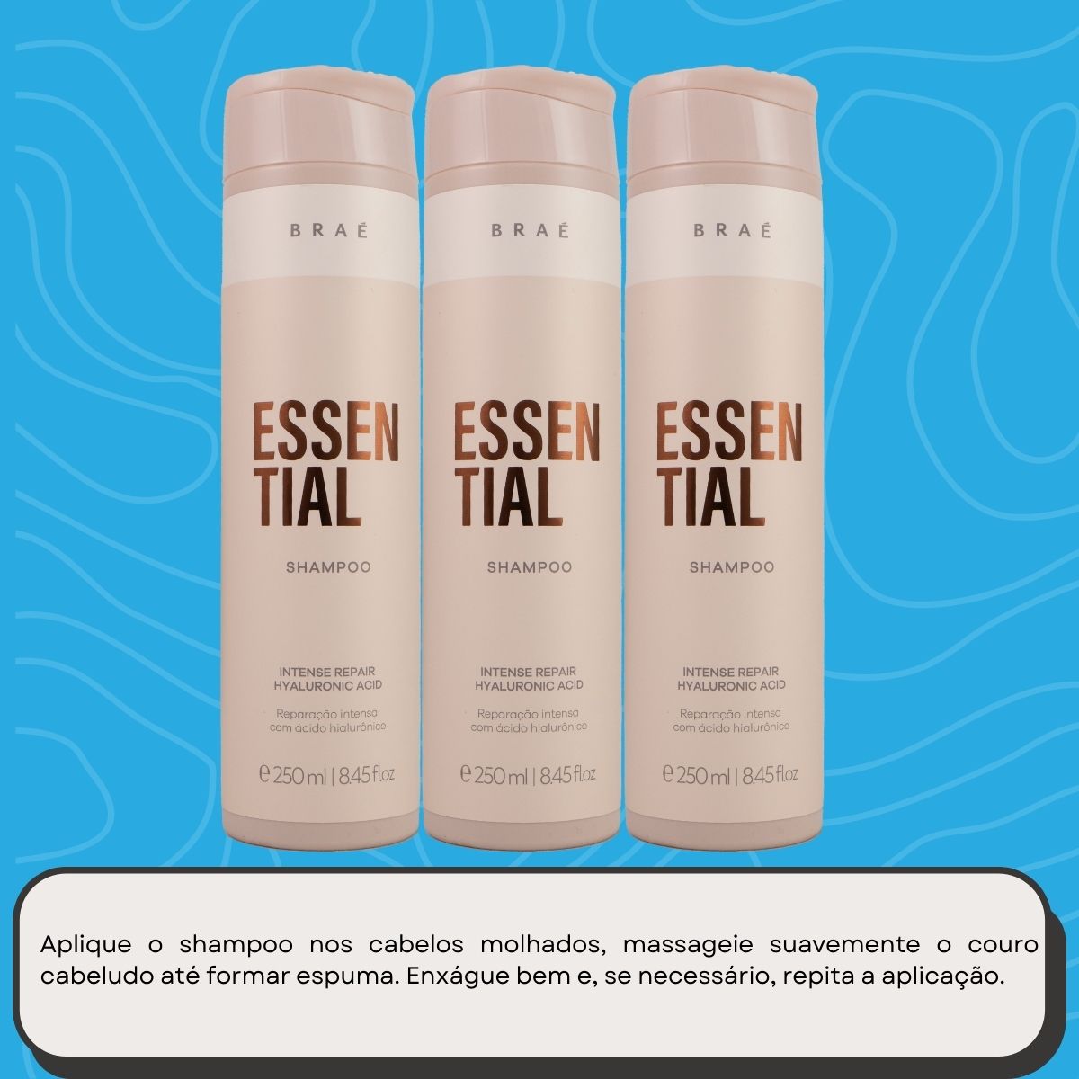 Kit Braé Essential 3 Shampoo 250 ml