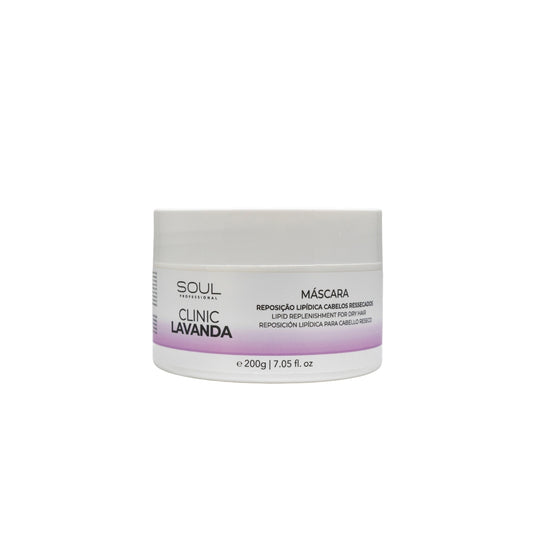 Máscara Soul Clinic Oleos Essenciais Lavanda 200g