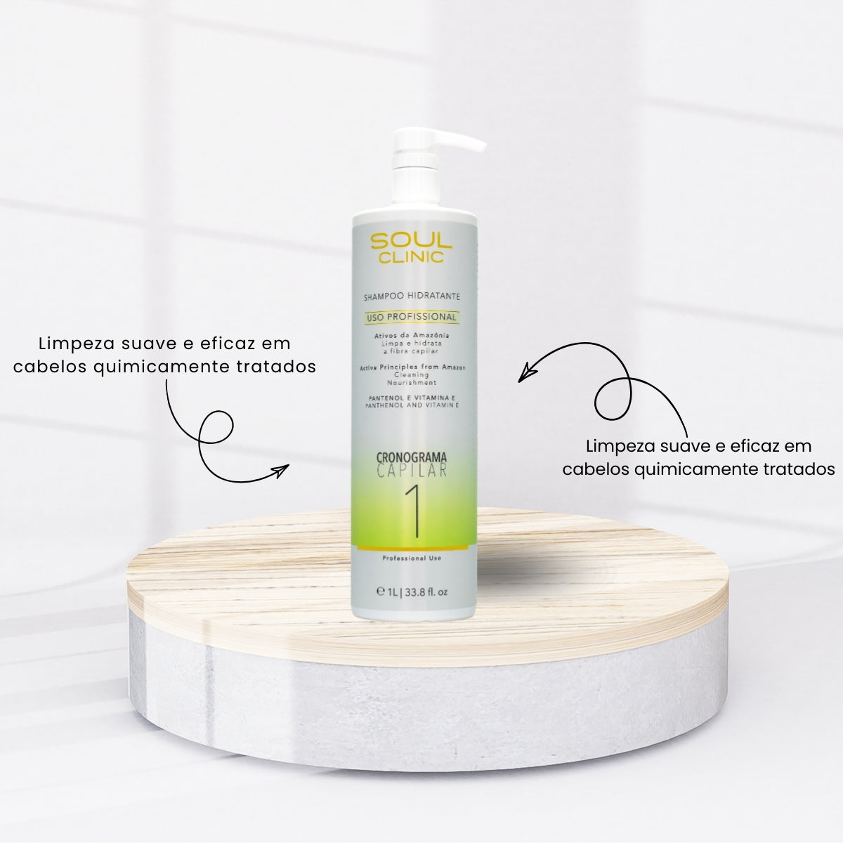 Shampoo Soul Clinic Cronograma Capilar Hidratante 1 Litro