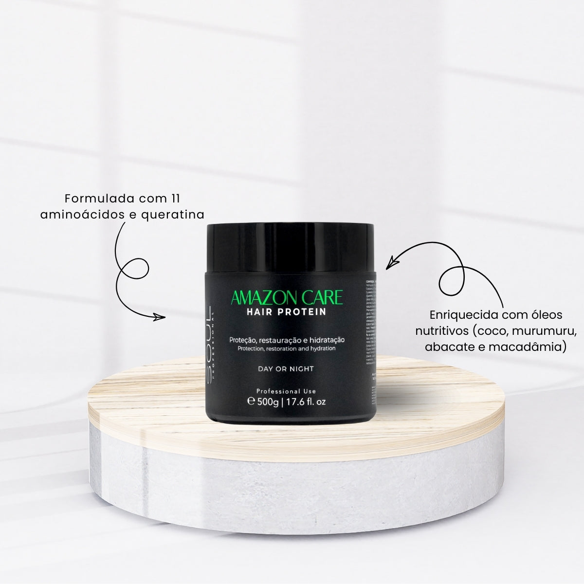 Máscara Soul Amazon Care Hair Protein 500g