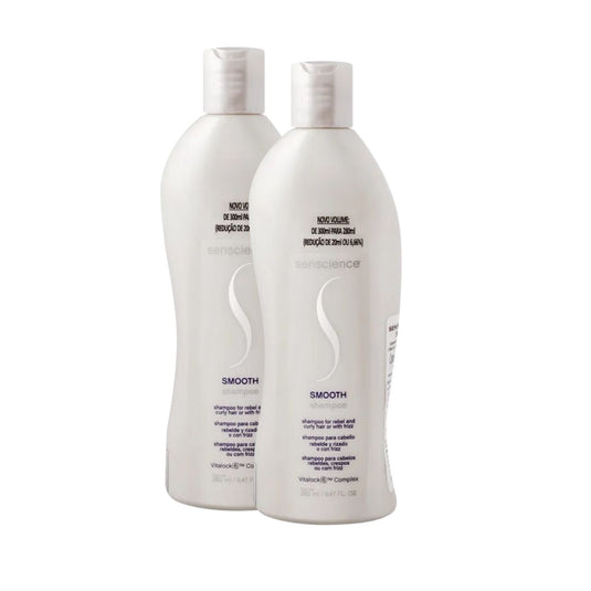 Kit Senscience Smooth Redução do Frizz 2 Shampoo 280 ml