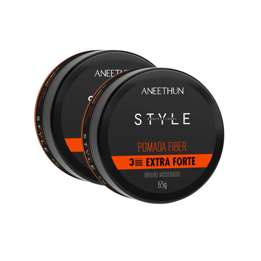Kit Aneethun Style 2 Pomada Fiber Extra Forte 65g