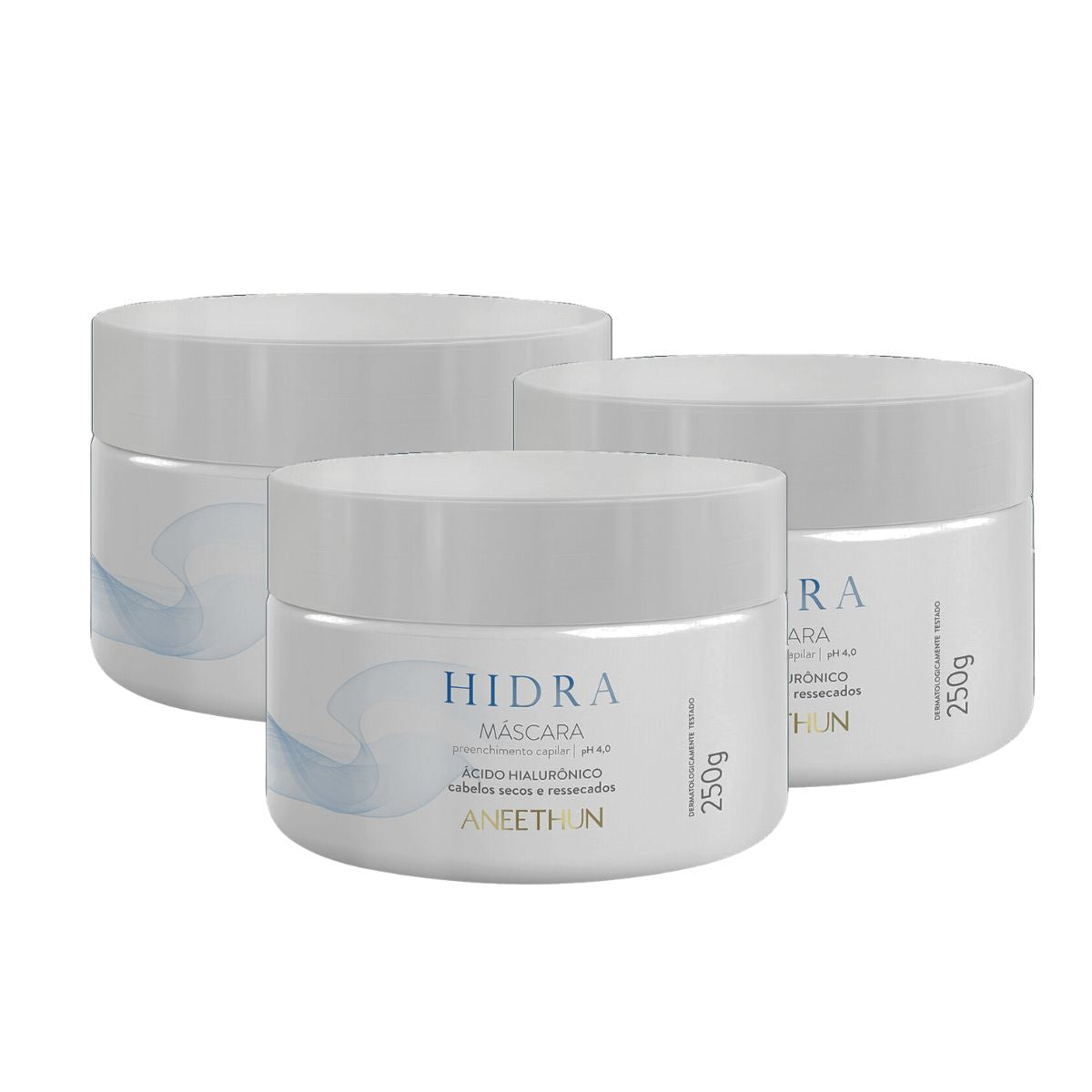 Kit Aneethun Hidra Acido Hialurônico 3 Máscara 250g