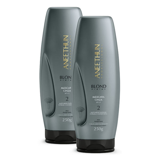 Kit Aneethun Blond System 2 Máscara Cinza 250g
