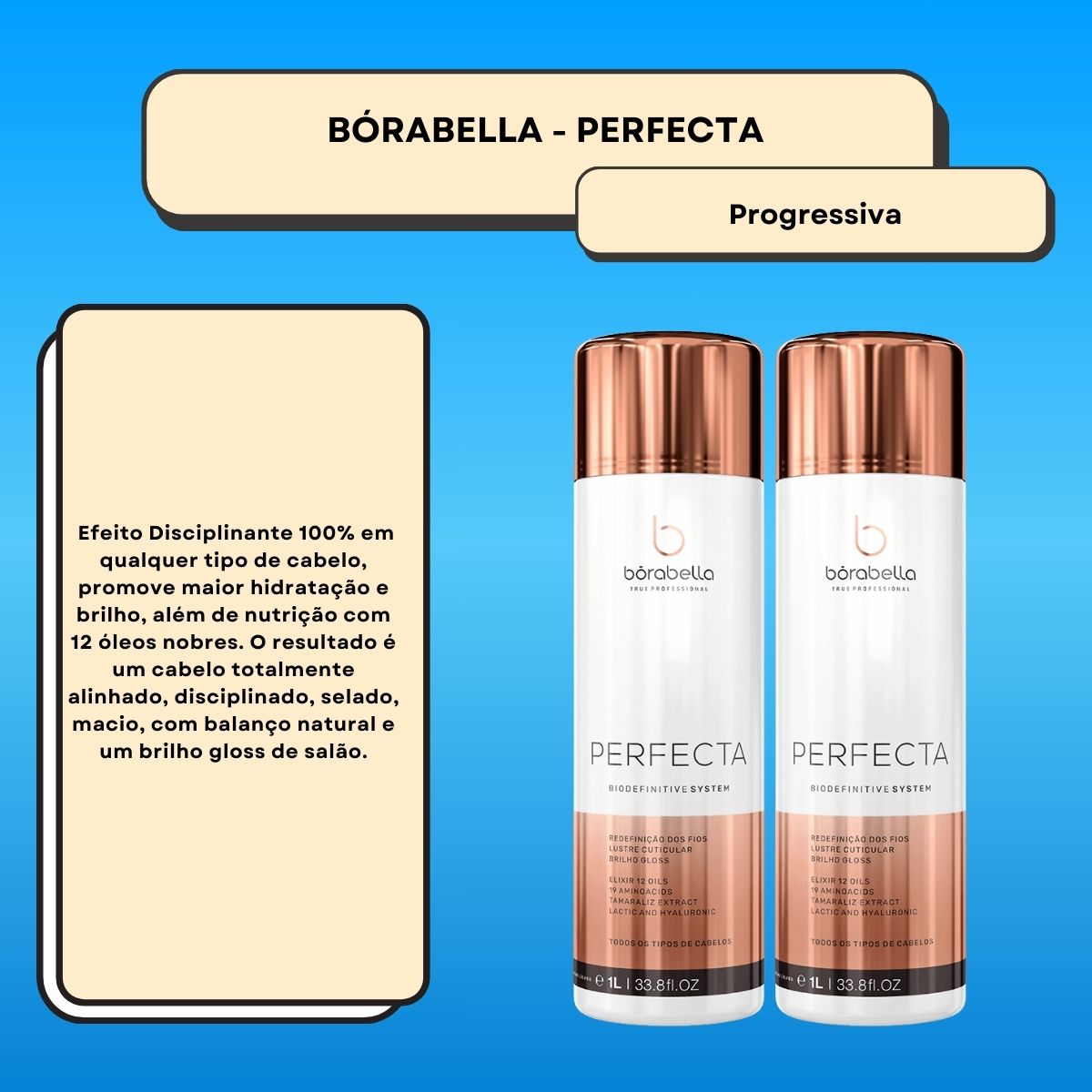 Kit Bórabella Perfecta 2 Progressiva Bio Definitive 1 Litro