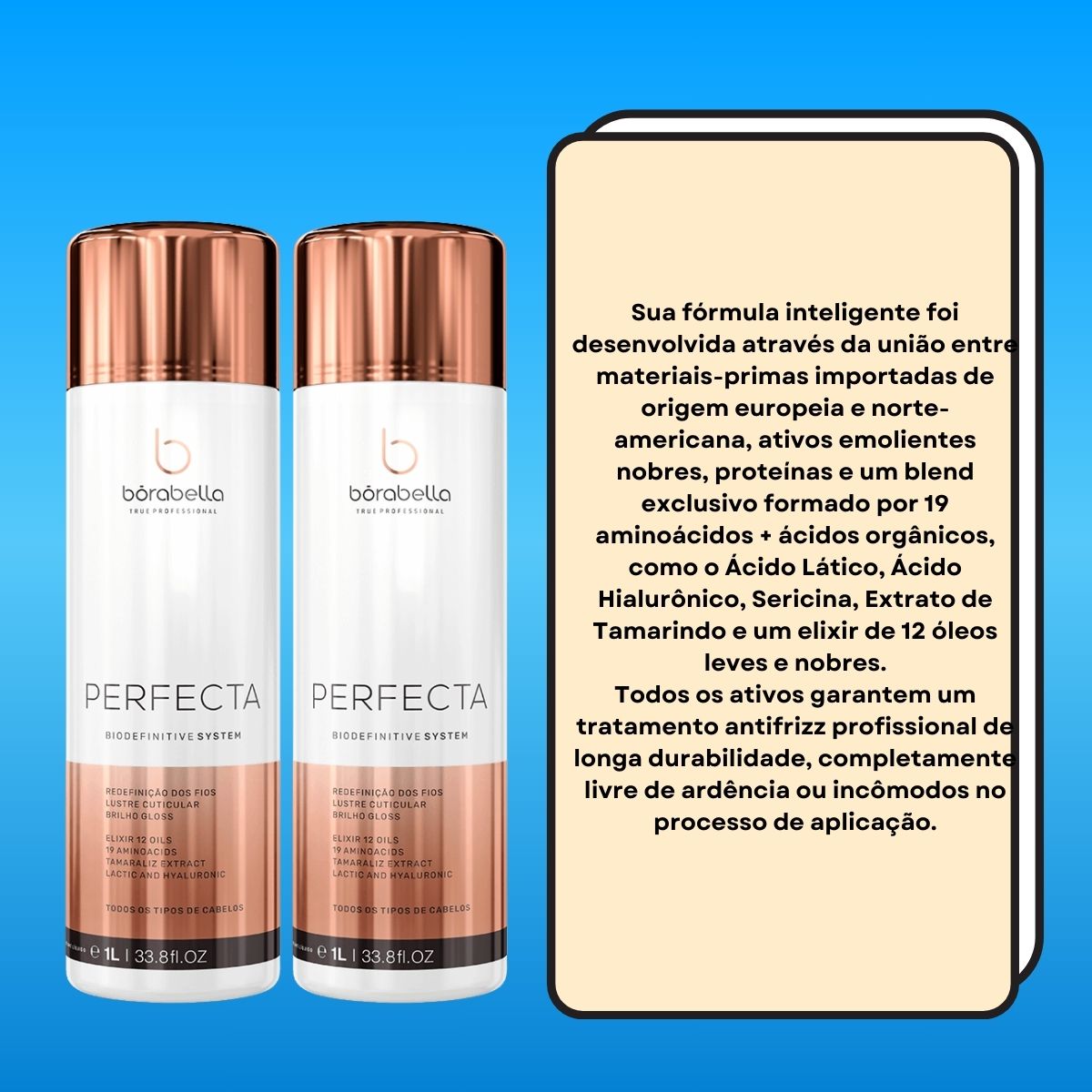 Kit Bórabella Perfecta 2 Progressiva Bio Definitive 1 Litro