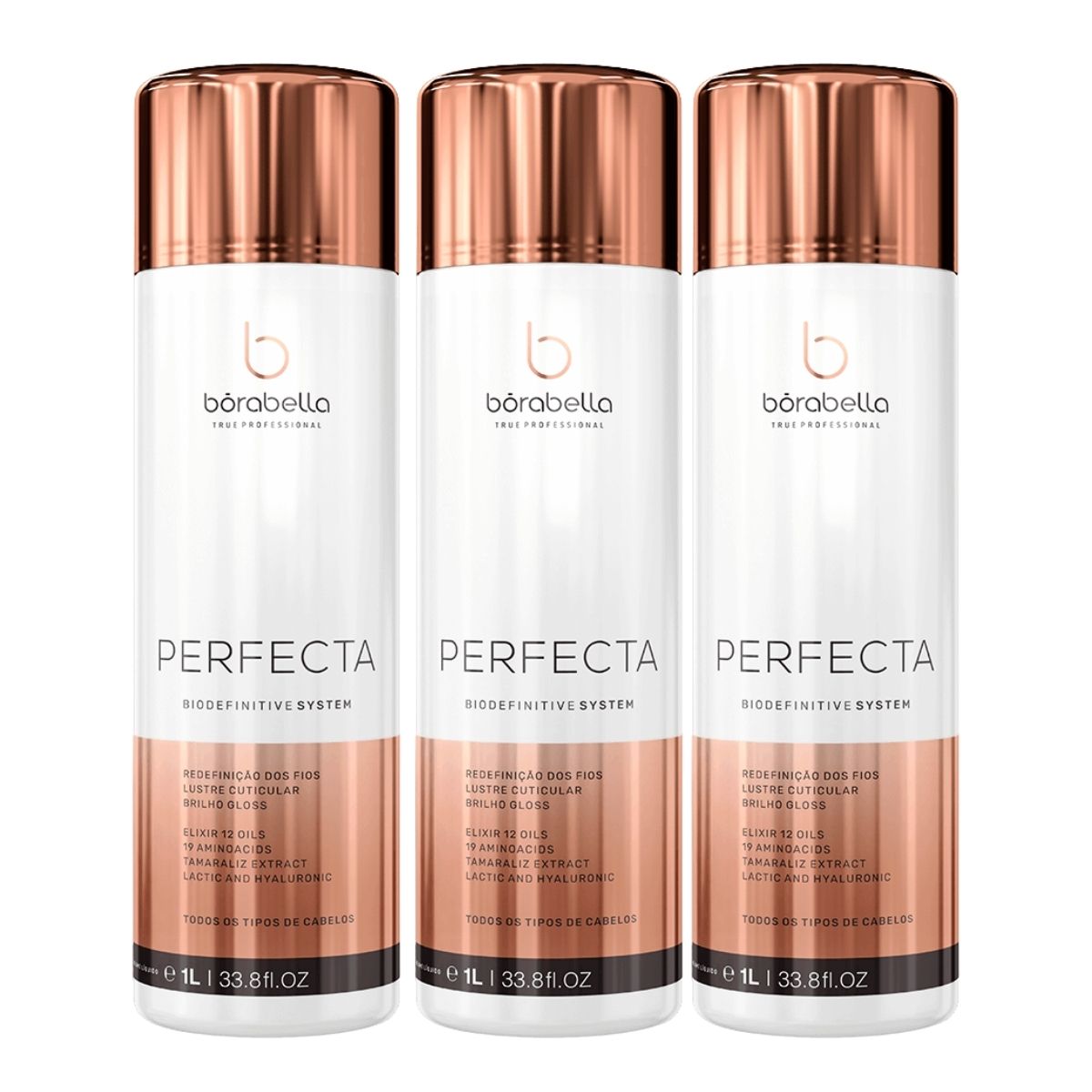Kit Bórabella Perfecta 3 Progressiva Bio Definitive 1 Litro