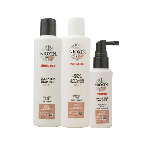 Kit Nioxin Sistema 3 Tratamento Capilar 3 produtos