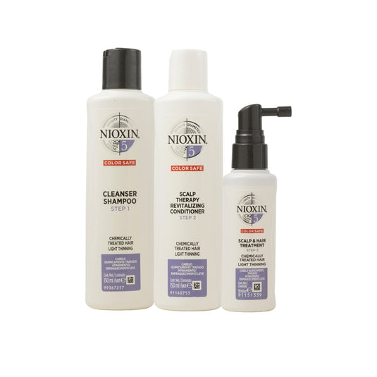 Kit Nioxin Sistema 5 Tratamento Capilar 3 produtos