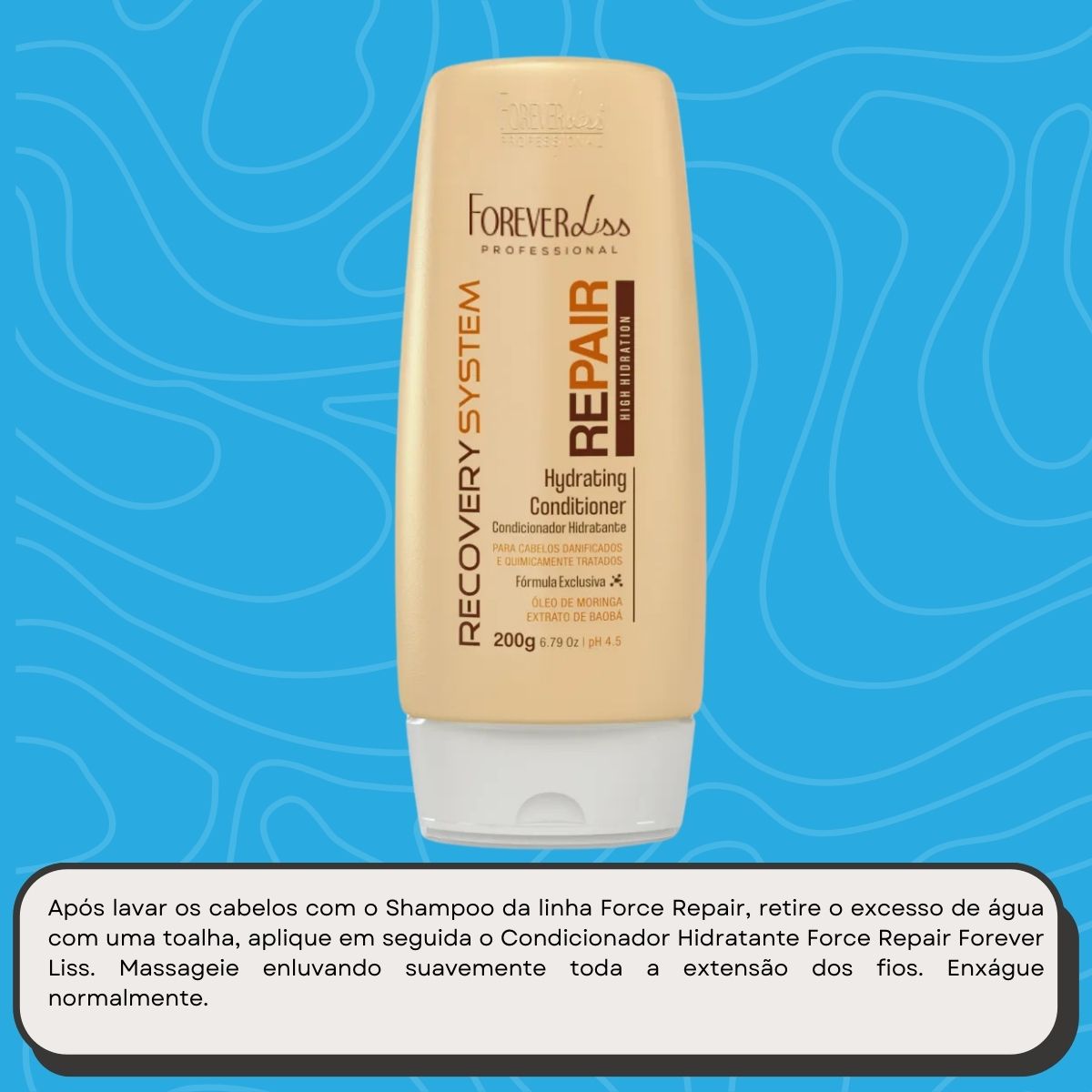 Condicionador Forever Liss Force Repair 200 g