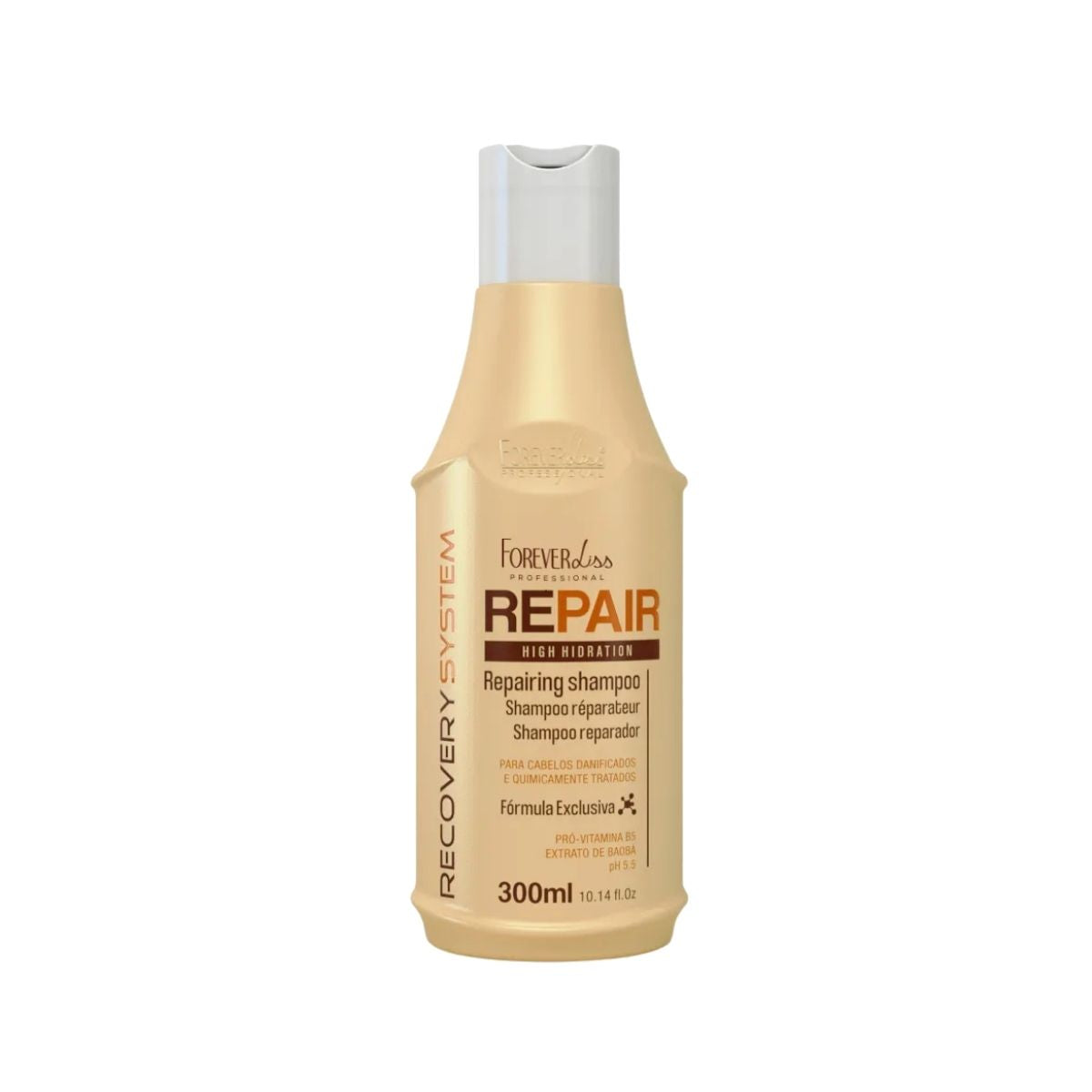 Shampoo Forever Liss Force Repair Reparador 300 ml