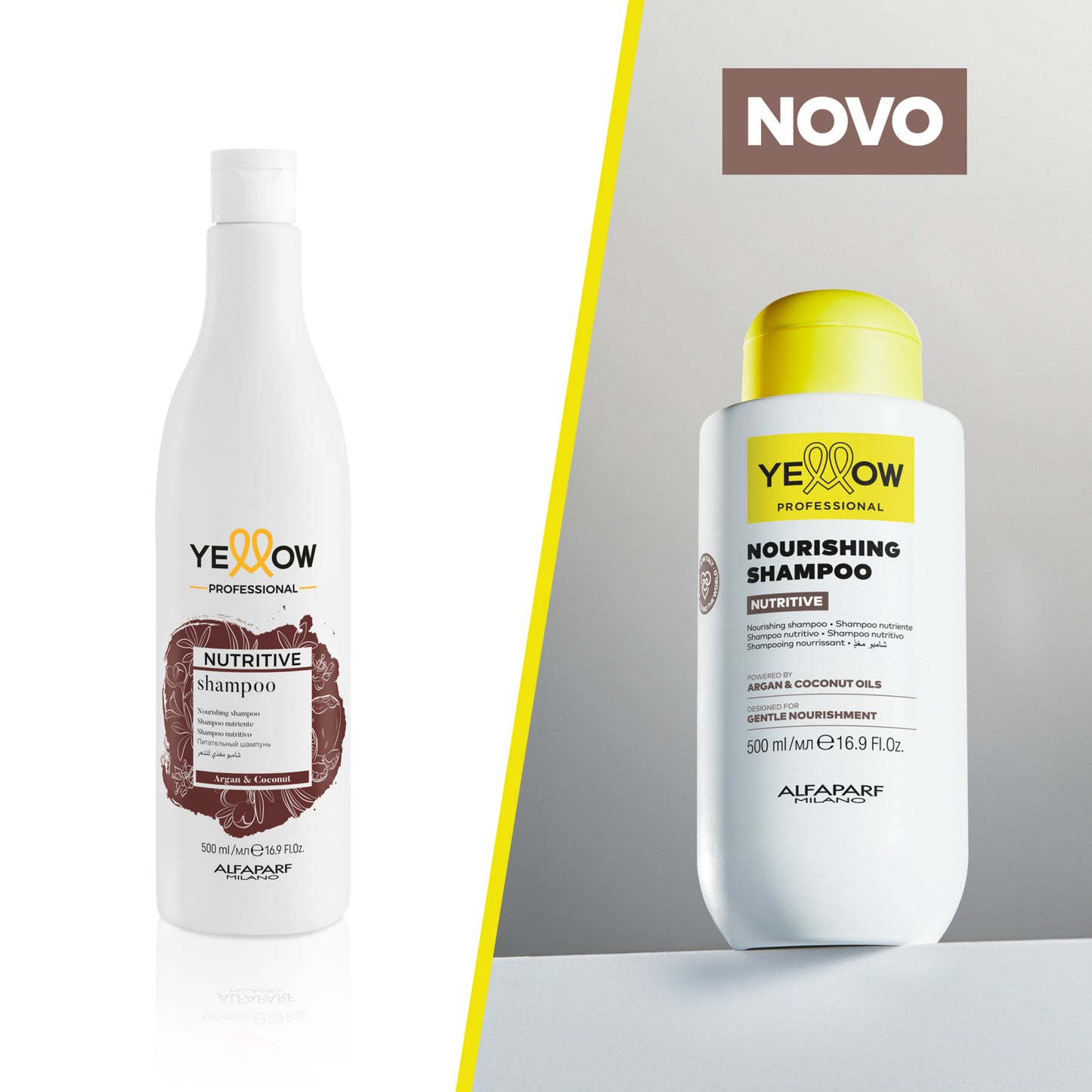 Shampoo Yellow Nutritive Tratamento Nutritivo Shampoo Hidratante 500 ml