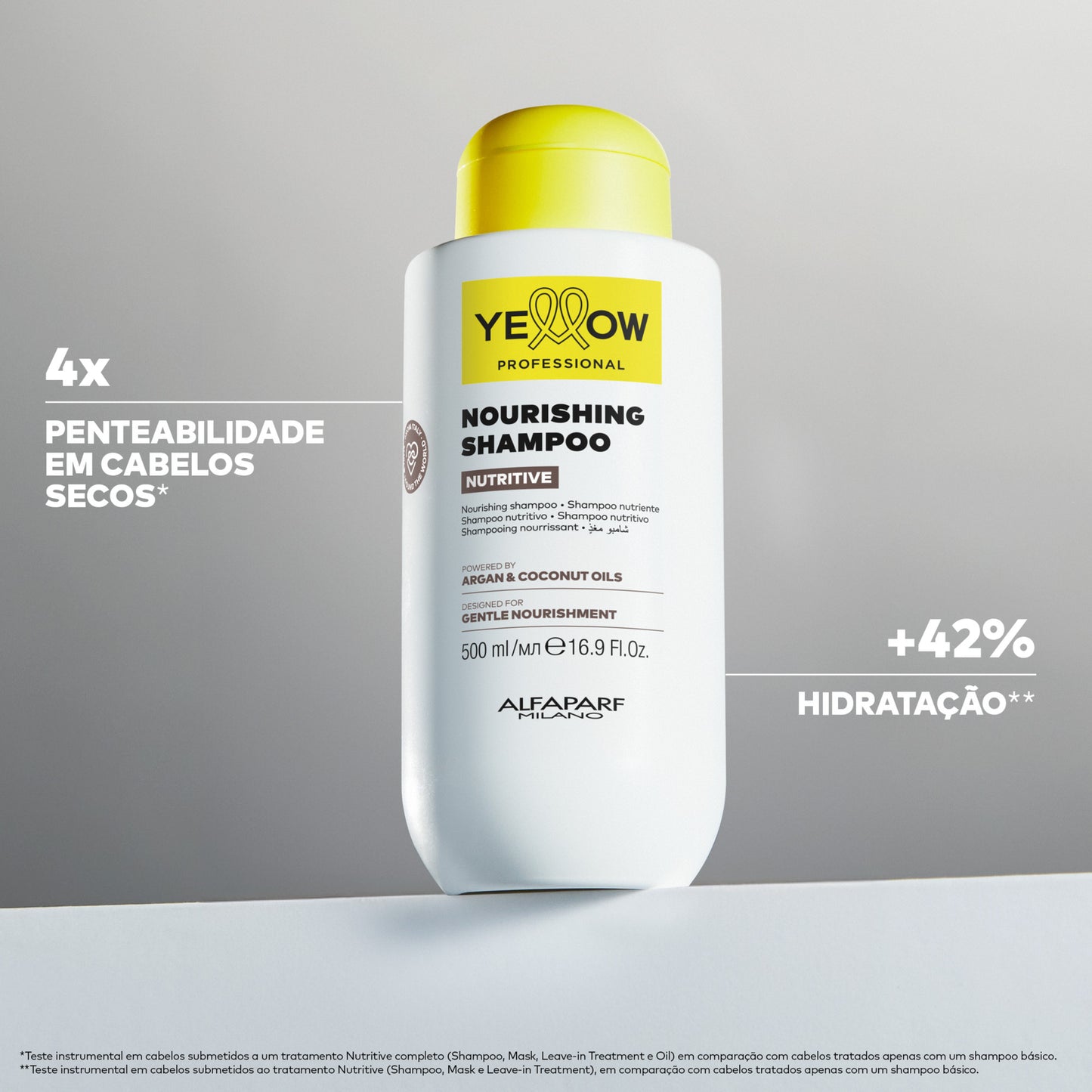 Shampoo Yellow Nutritive Tratamento Nutritivo Shampoo Hidratante 500 ml
