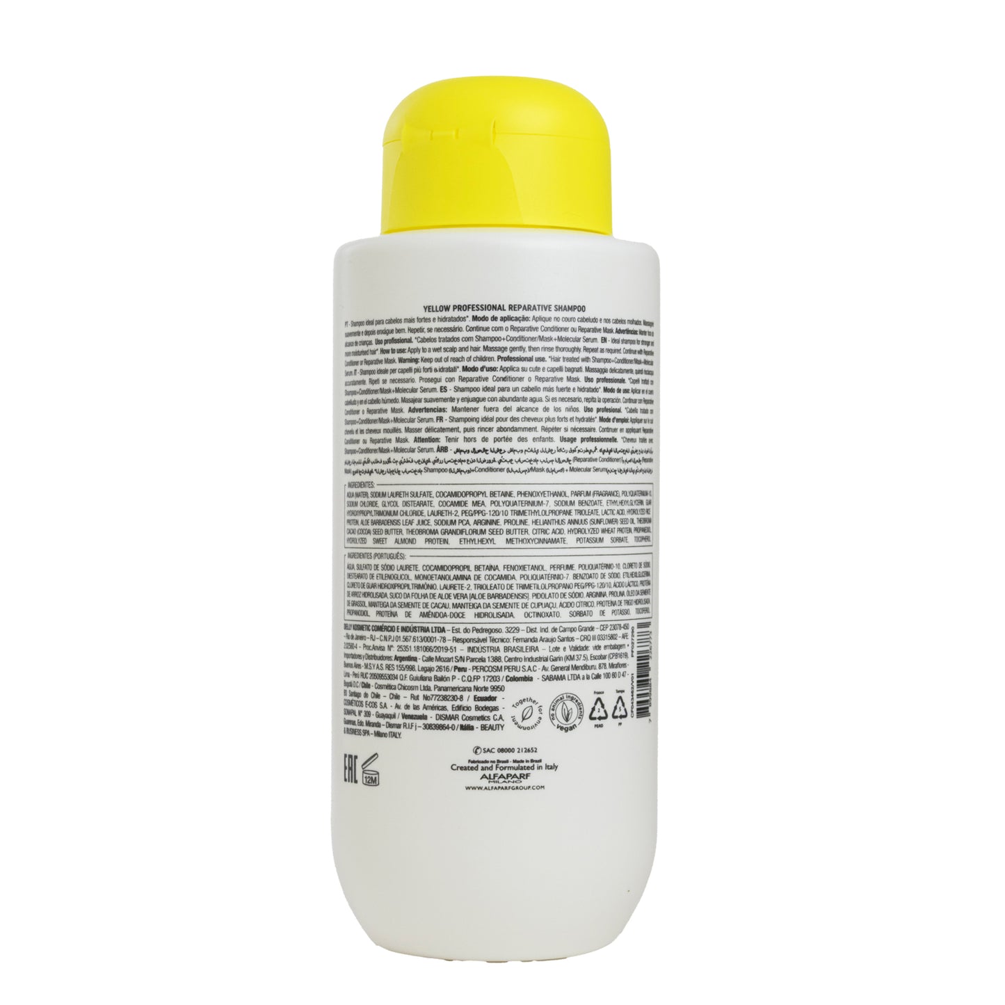 Shampoo Yellow Repair Tratamento Reparador 500 ml
