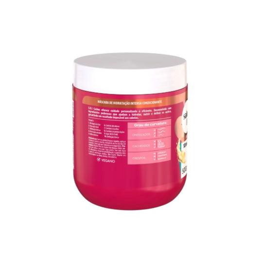 Kit Salon Line S.O.S Cachos 10 em 1 3 Máscara 500g para Cabelo Cacheado
