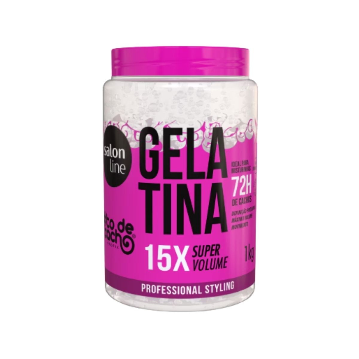 Gelatina de Cachos Salon Line #todecacho Super Volume 1 Kg para Cabelo Cacheado