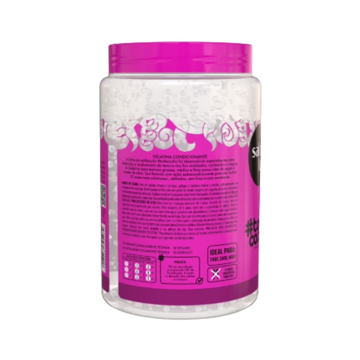 Gelatina de Cachos Salon Line #todecacho Super Volume 1 Kg para Cabelo Cacheado