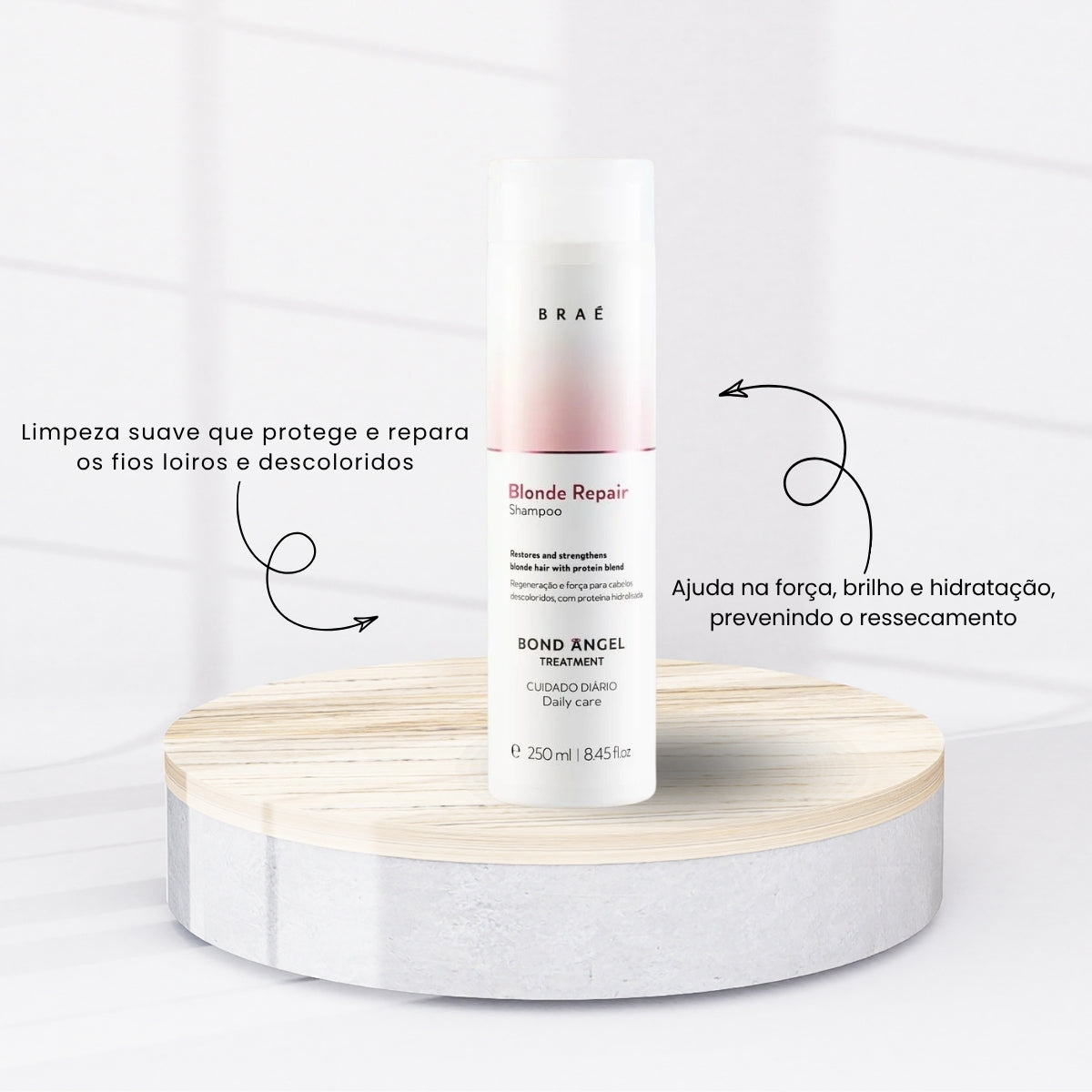 Kit Braé Blonde Repair Bond Angel 2 Shampoo 250 ml