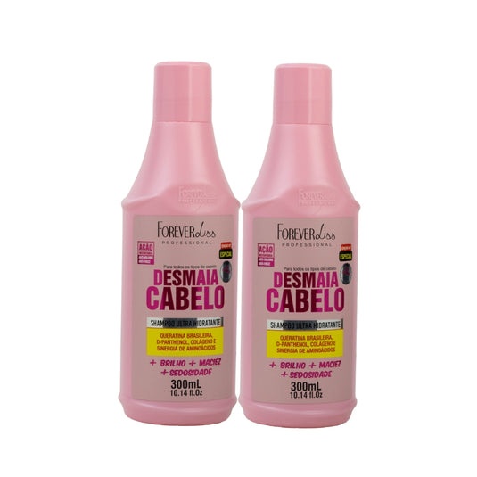 Kit Forever Liss Desmaia Cabelo 2 Shampoo 300 ml