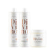 Kit Braé Divine Shampoo e Condicionador 1 Litro + Máscara 500g