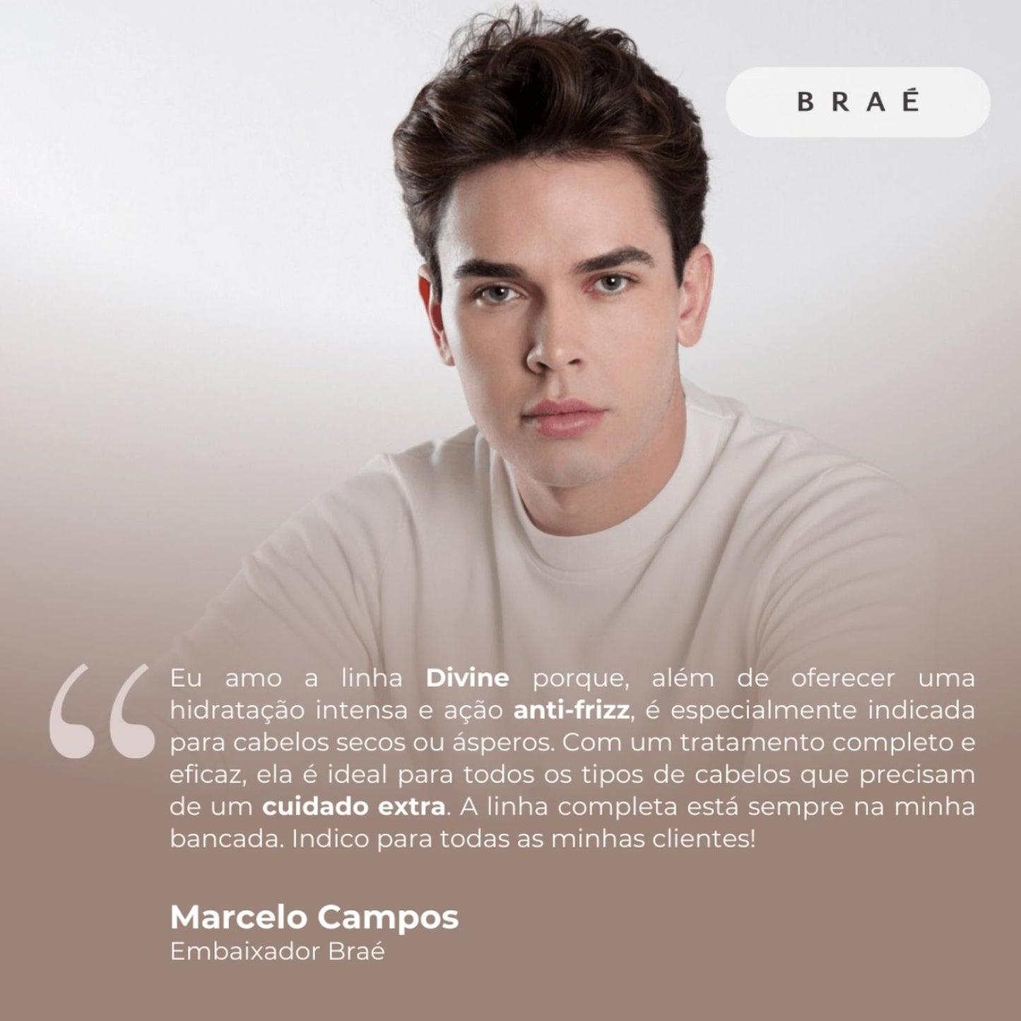 Kit Braé Divine Shampoo e Condicionador 1 Litro + Máscara 500g