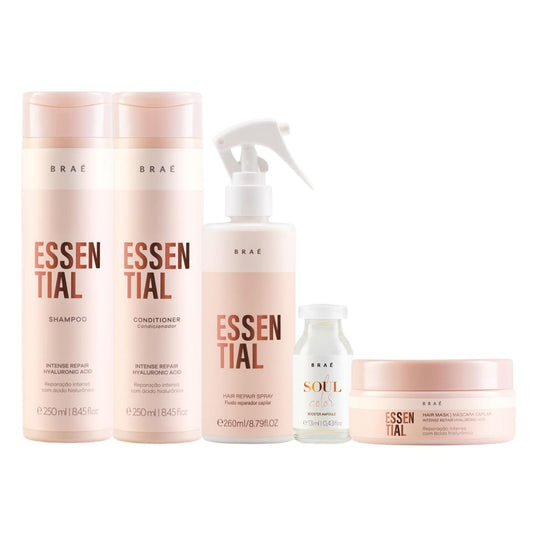 Kit Braé Essential Soul Tratamento 5 Produtos
