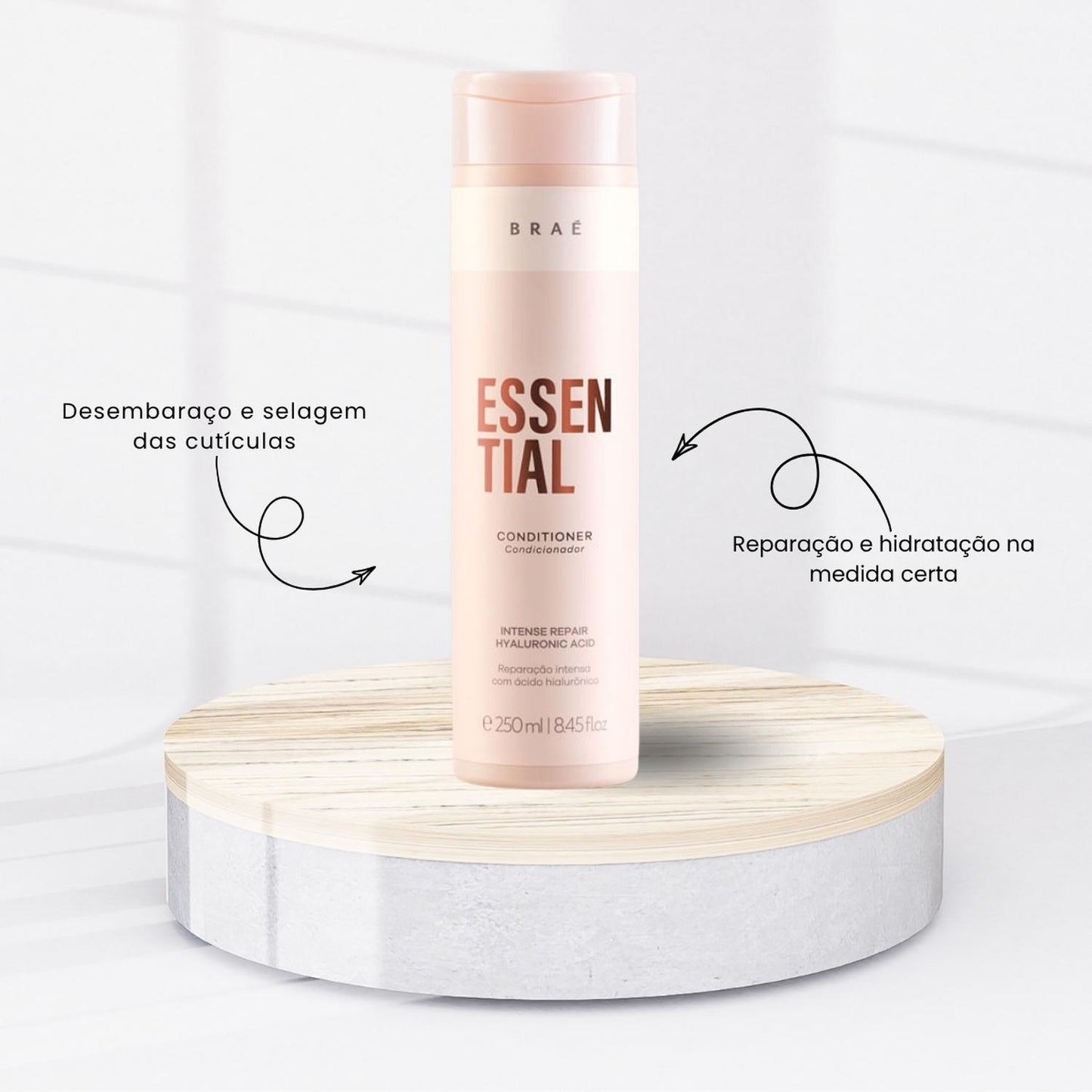 Kit Braé Essential Tratamento Capilar 4 Produtos