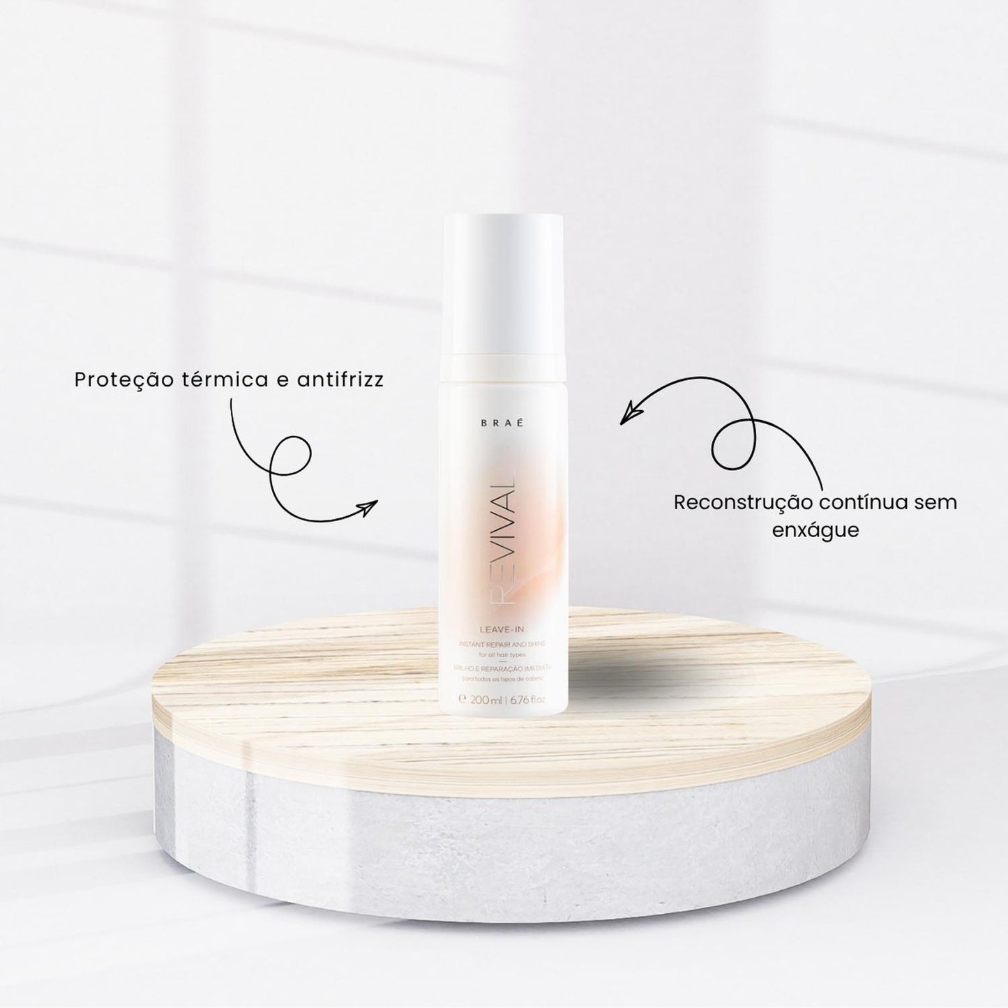 Kit Braé Revival Tratamento Capilar Home Care 5 Produtos