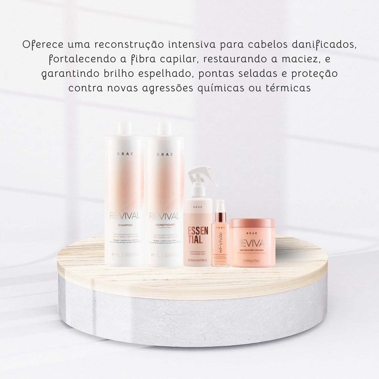 Kit Braé Revival e Essencial Home Care 5 Produtos