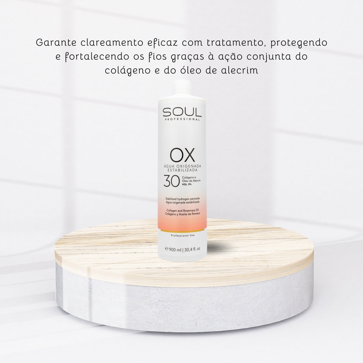 Agua Oxigenada Soul OX Vol 30 900 ml
