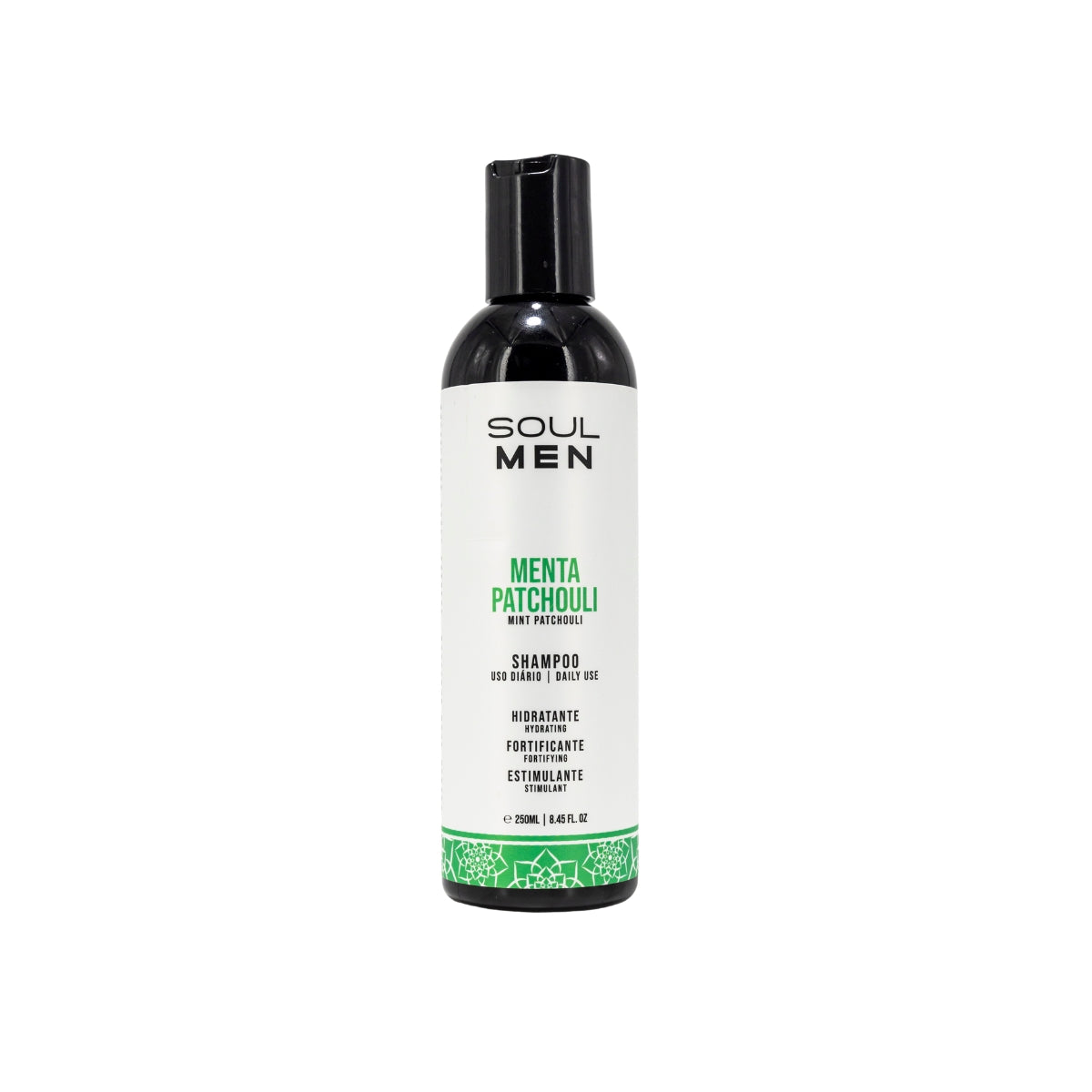 Shampoo Soul Men Menta Menta Patchouli Uso Diário 250 ml